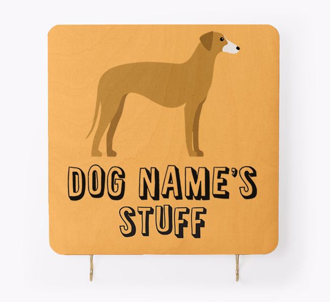 'Dog's Stuff' - Personalised {breedFullName} Lead & Collar Hanger